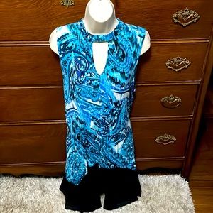 August Silk Tunic Top